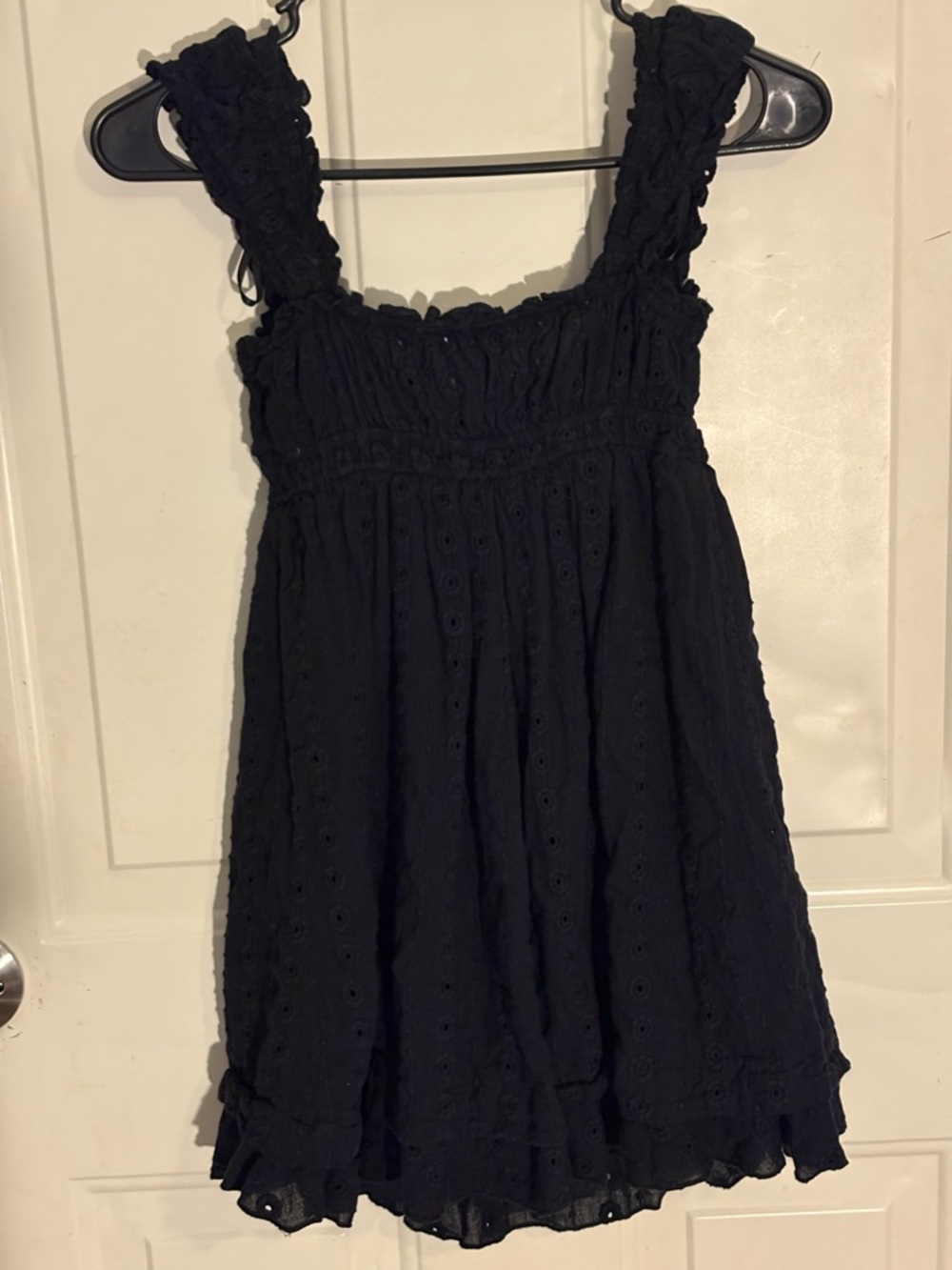Princess Polly Black Eyelet Sundress for Girls - Picture 2 of 4